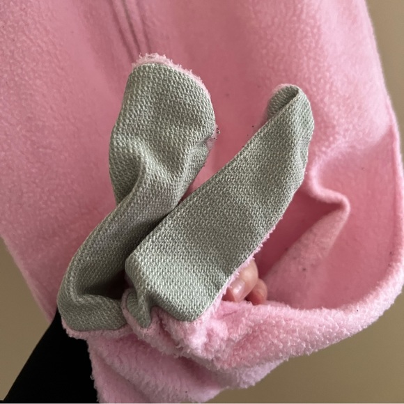 ◻️CARTER’S: Girl size 18 months, pink footsie pajamas w/ dinosaur, preowned◻️ - Picture 10 of 12